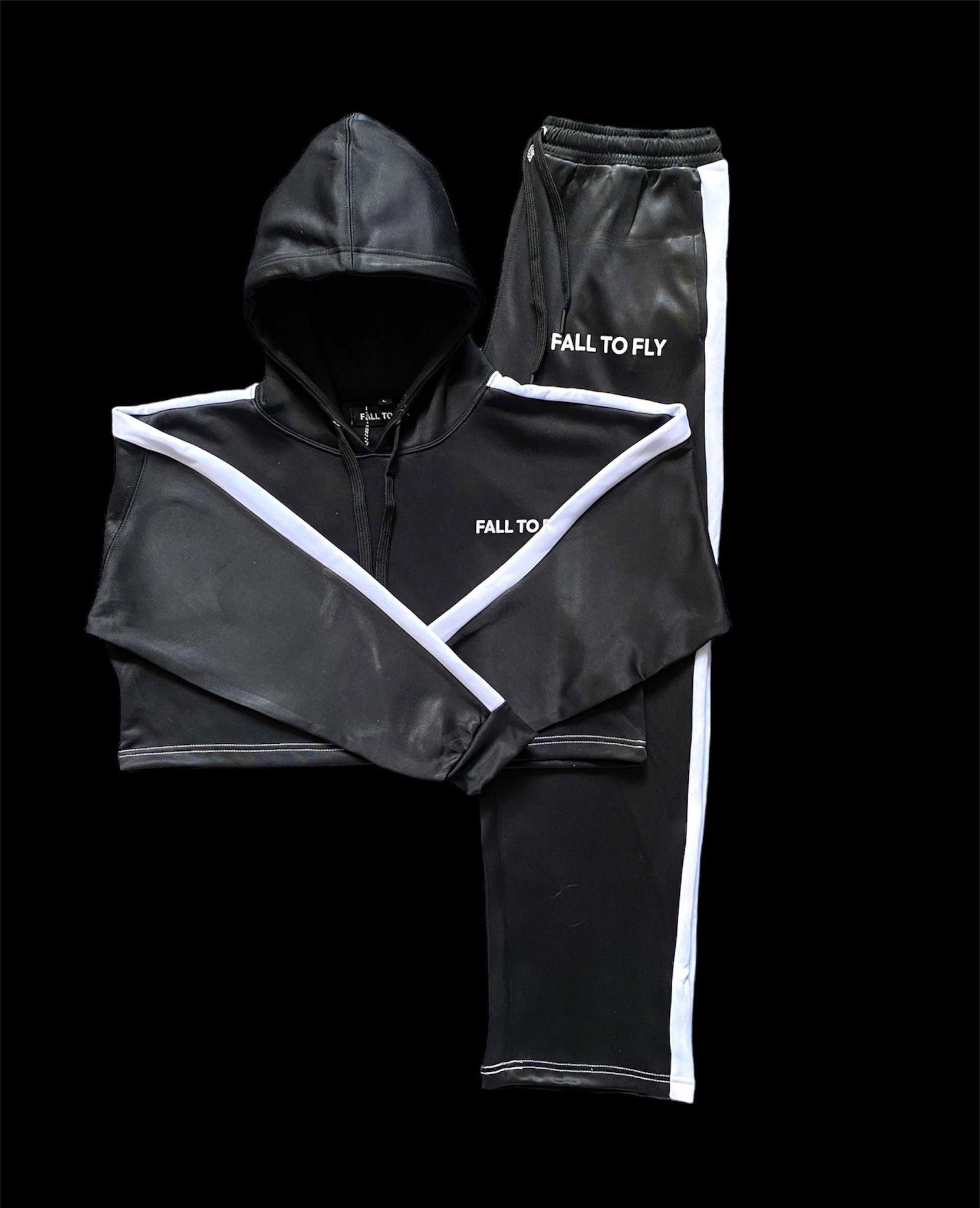 Fall To Fly Women Cropped Top Tracksuit - Fall To Fly